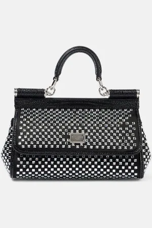 Dolce & Gabbana Sac Sicily Small en satin à ornements