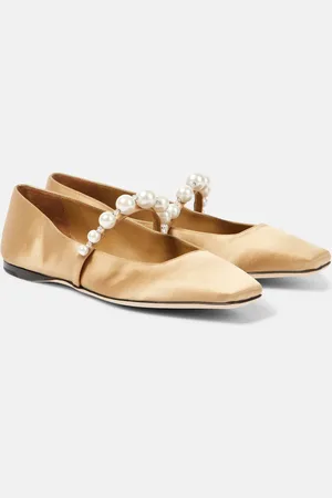 Jimmy Choo Ballerines Ade en satin à ornements