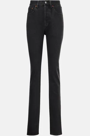 Saint Laurent Jean slim à taille haute