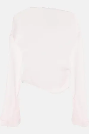 J.W.Anderson Blouse transparente asymétrique