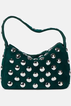 Khaite Sac Elena Small en daim à clous