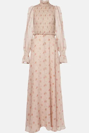 BLUMARINE Robe longue en soie