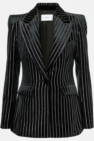 ALEX PERRY Blazer rayé en velours