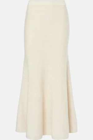 GABRIELA HEARST Jupe longue Manni en cachemire