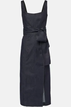 Carolina Herrera Robe midi en jean