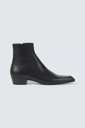 Saint Laurent Bottines Augustin en cuir