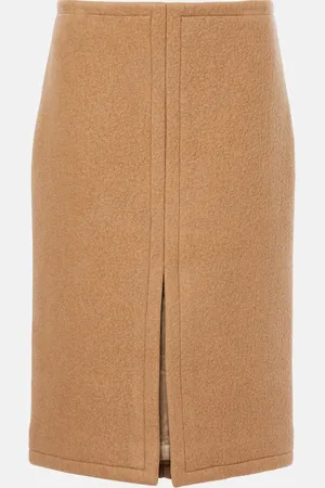 DRIES VAN NOTEN Jupe midi en laine