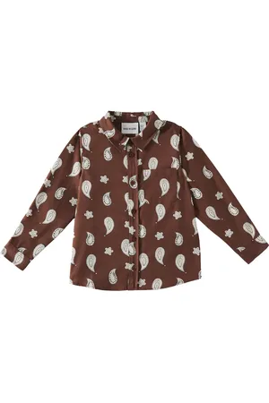 Mini Rodini Chemise en coton à motif cachemire