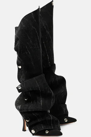 Y / PROJECT Bottes Snap en cuir