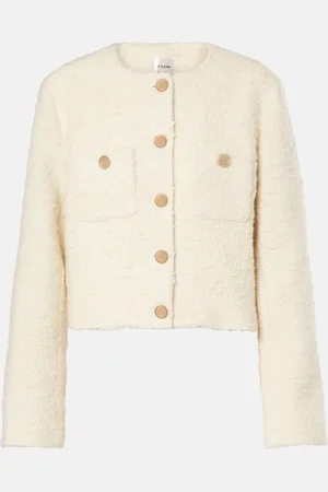 Frame Veste raccourcie en coton et laine