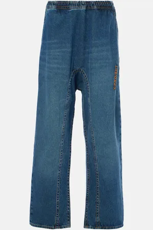 Y / PROJECT Jean ample à taille basse à logo