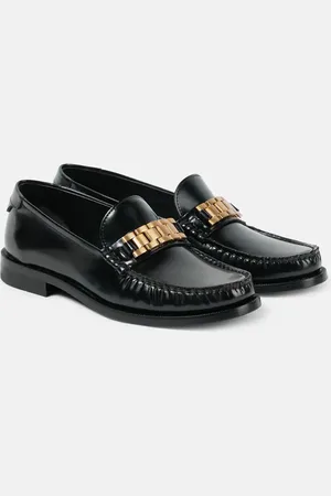 Victoria Beckham Mocassins Chain en cuir