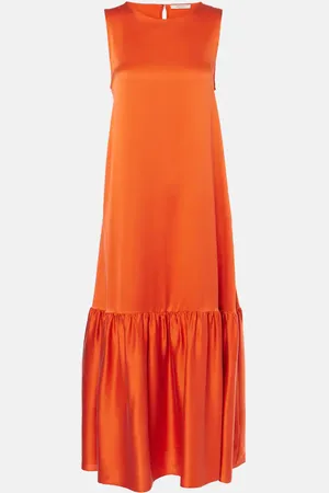 ASCENO Robe midi Rhea en soie