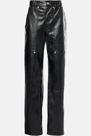 Marant Etoile Pantalon Ariete en cuir synthétique