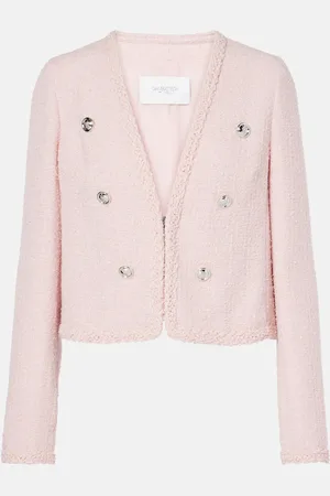 Giambattista Valli Veste en tweed de laine mélangée