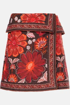 Farm Rio Jupe portefeuille Gigi Tapestry en coton