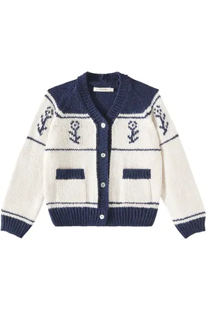 The New Society Cardigan Osaka en intarsia