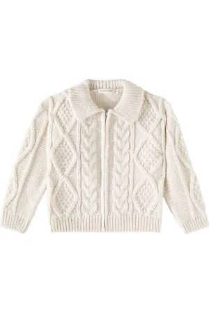 The New Society Cardigan Patagonia en maille torsadée