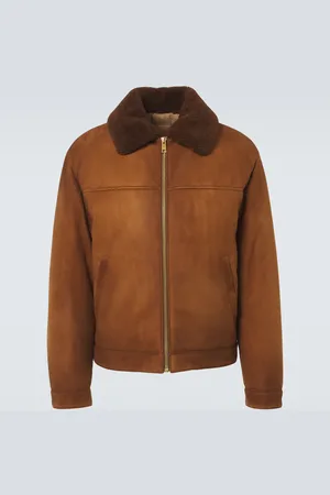 Prada Veste en daim et shearling