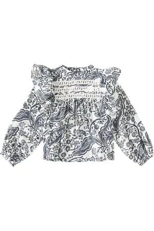 The New Society Blouse Jaipur en coton à volants