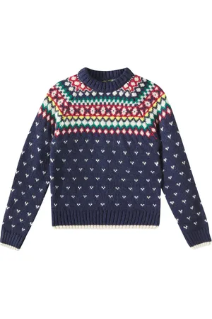 The New Society Pull à motif Fair Isle
