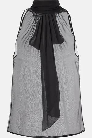 Saint Laurent Top en soie