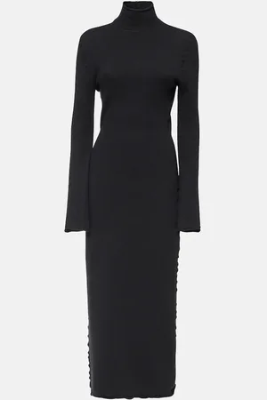 Bottega Veneta Robe longue en laine