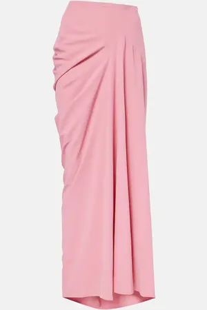 DRIES VAN NOTEN Jupe longue en crêpe