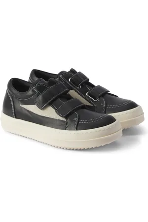 Rick Owens Baskets Straps Vintage en cuir