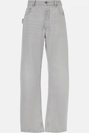 Bottega Veneta Jean ample à taille mi-haute