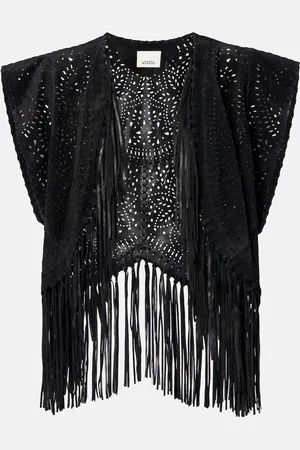 Isabel Marant Veste sans manches Edita en cuir