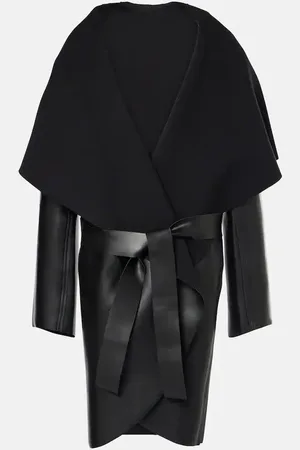 Norma Kamali Manteau réversible en cuir synthétique
