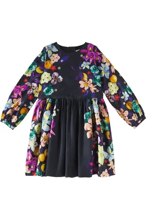 Molo Robe Como en coton à fleurs