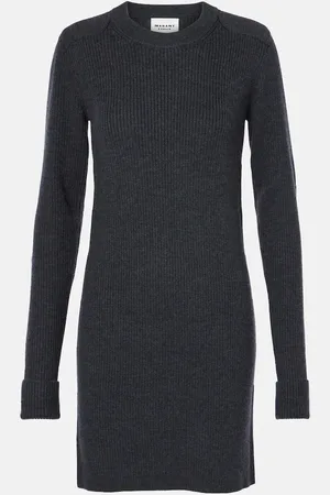 Marant Etoile Robe midi Garner en laine mélangée