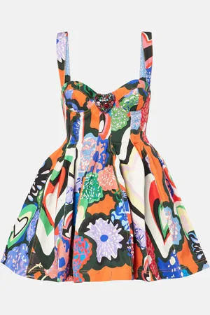AREA Robe imprimée en coton