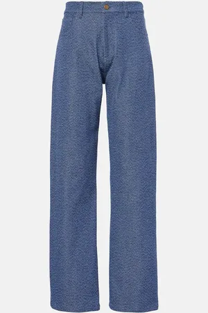 TOVE Pantalon droit Axel en coton mélangé