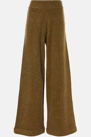 CO Pantalon ample en laine et cachemire mélangés