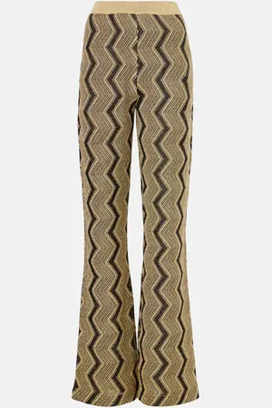 Missoni Pantalon évasé à zigzags