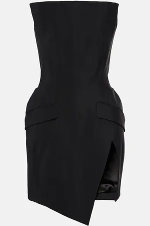 MUGLER Robe bustier en crêpe