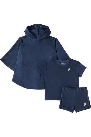 Vilebrequin Bébé – Set cape, t-shirt et short Bubbly en coton