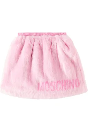 Moschino Jupe en fourrure synthétique à logo