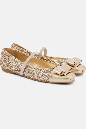 Salvatore Ferragamo Ballerines Zina à paillettes
