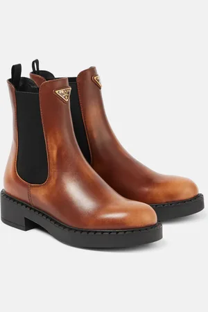 Prada Bottines Chelsea en cuir