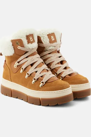 Bogner Bottines Vaduz en daim et shearling