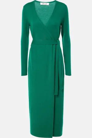 Diane von Furstenberg Robe portefeuille Astrid en laine et cachemire