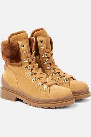 Bogner Bottines St. Moritz en daim et shearling