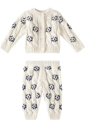 The New Society Bébé – Set cardigan et pantalon Osaka