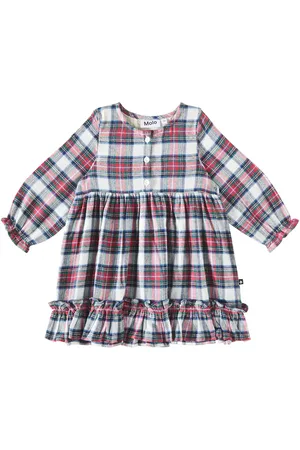 Molo Robe Cele en coton à carreaux