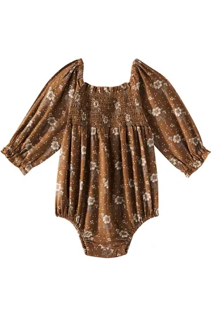 Rylee + Cru Bébé – Body Cora en lin mélangé à fleurs