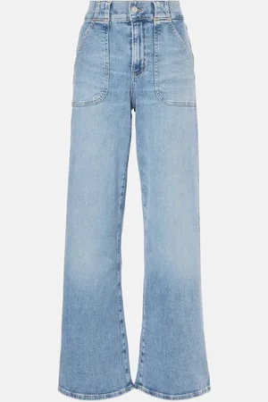 Frame Jean ample Modern Pocket à taille haute